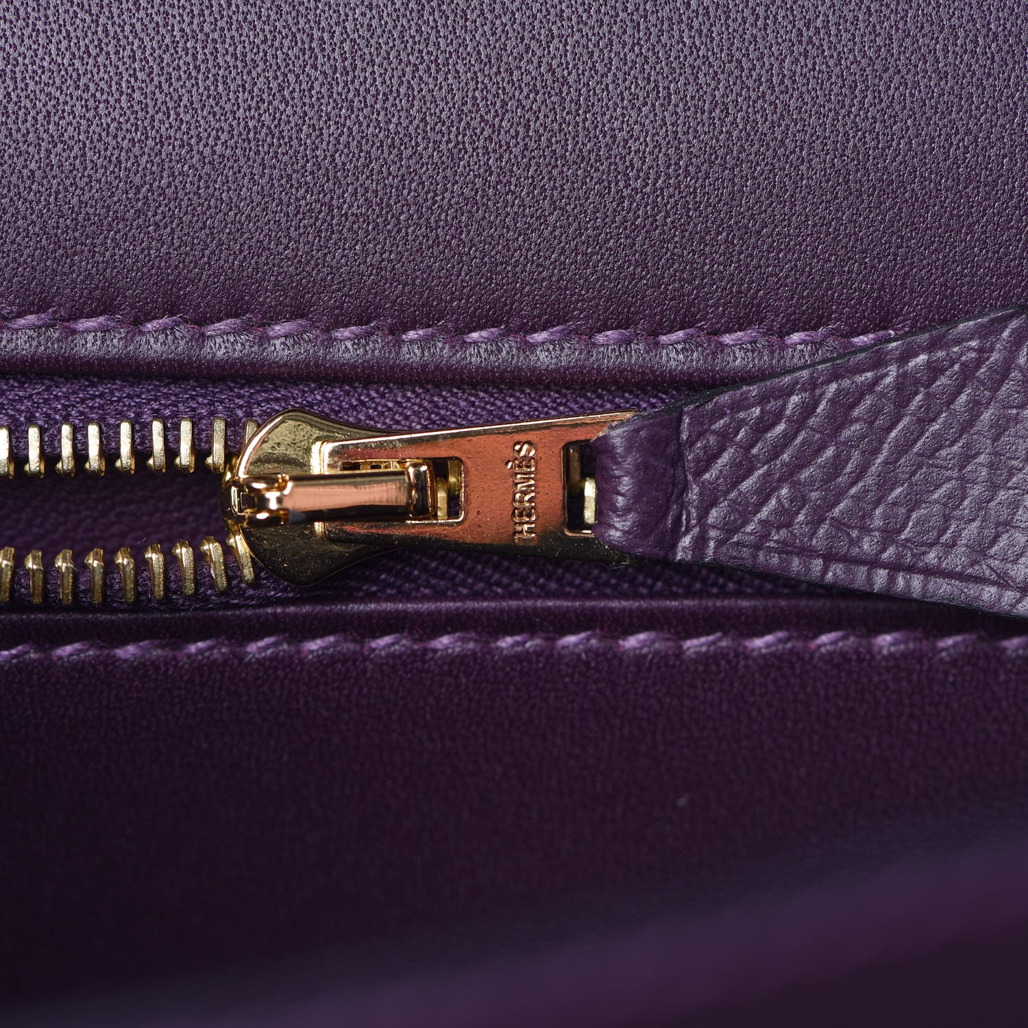 Hermes Epsom Constance 24 Raisin 18 of 23