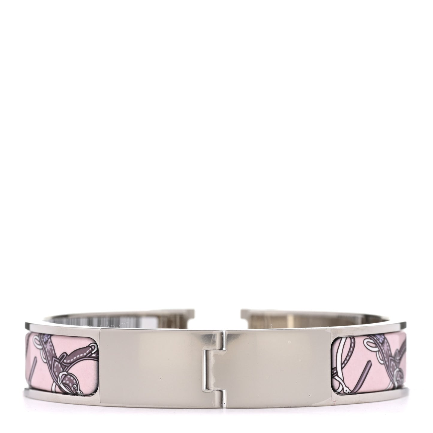 Enamel Printed Narrow Bride de Cour Clic Clac H Bracelet PM Cosmic