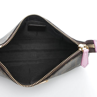 Fendi Zucca Spalmati Vitello Elite Pochette Tobacco Pink 5 of 6