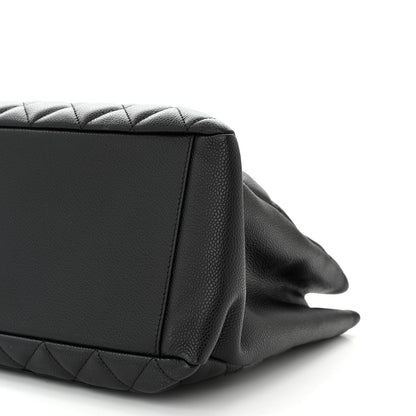 Chanel Caviar Quilted Grand Shopping Tote GST Black 10 of 11