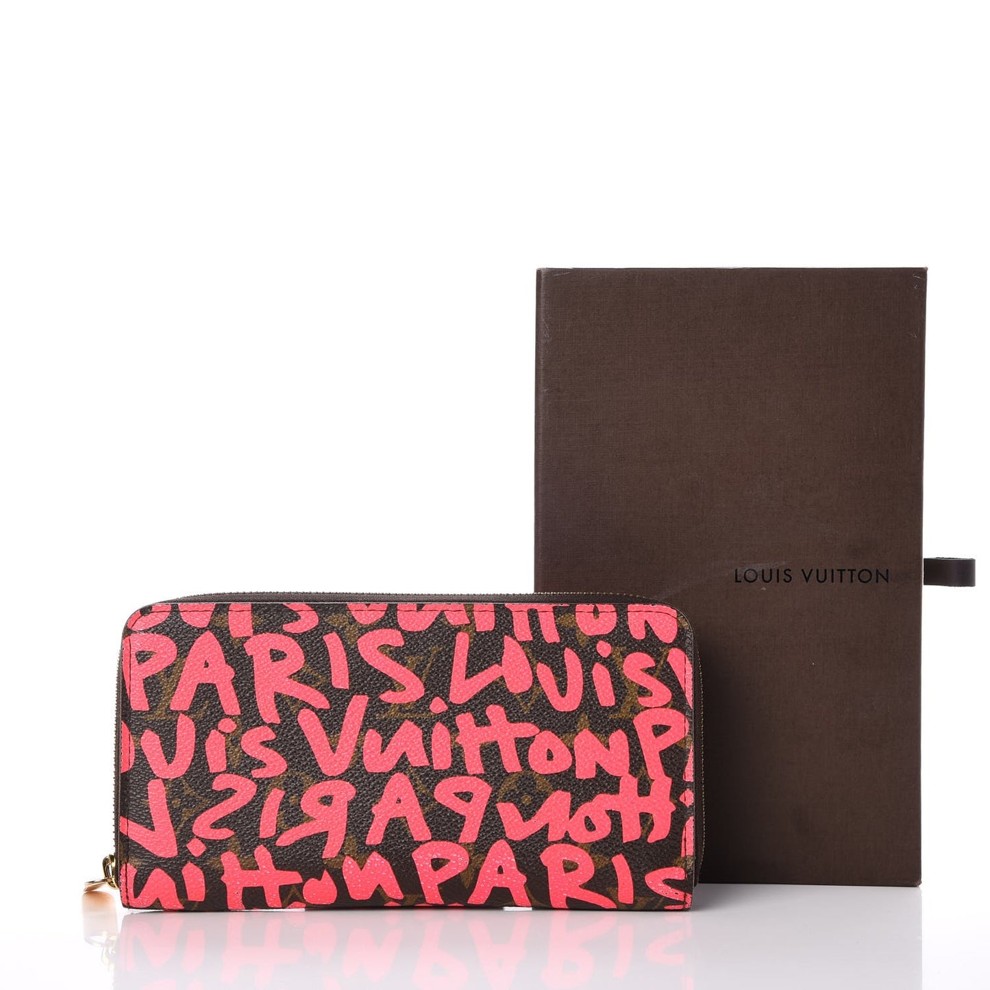 Monogram Graffiti Zippy Wallet Fuchsia