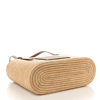 Loewe Raffia Small Square Basket Tote Bag Natural Tan 4 of 8