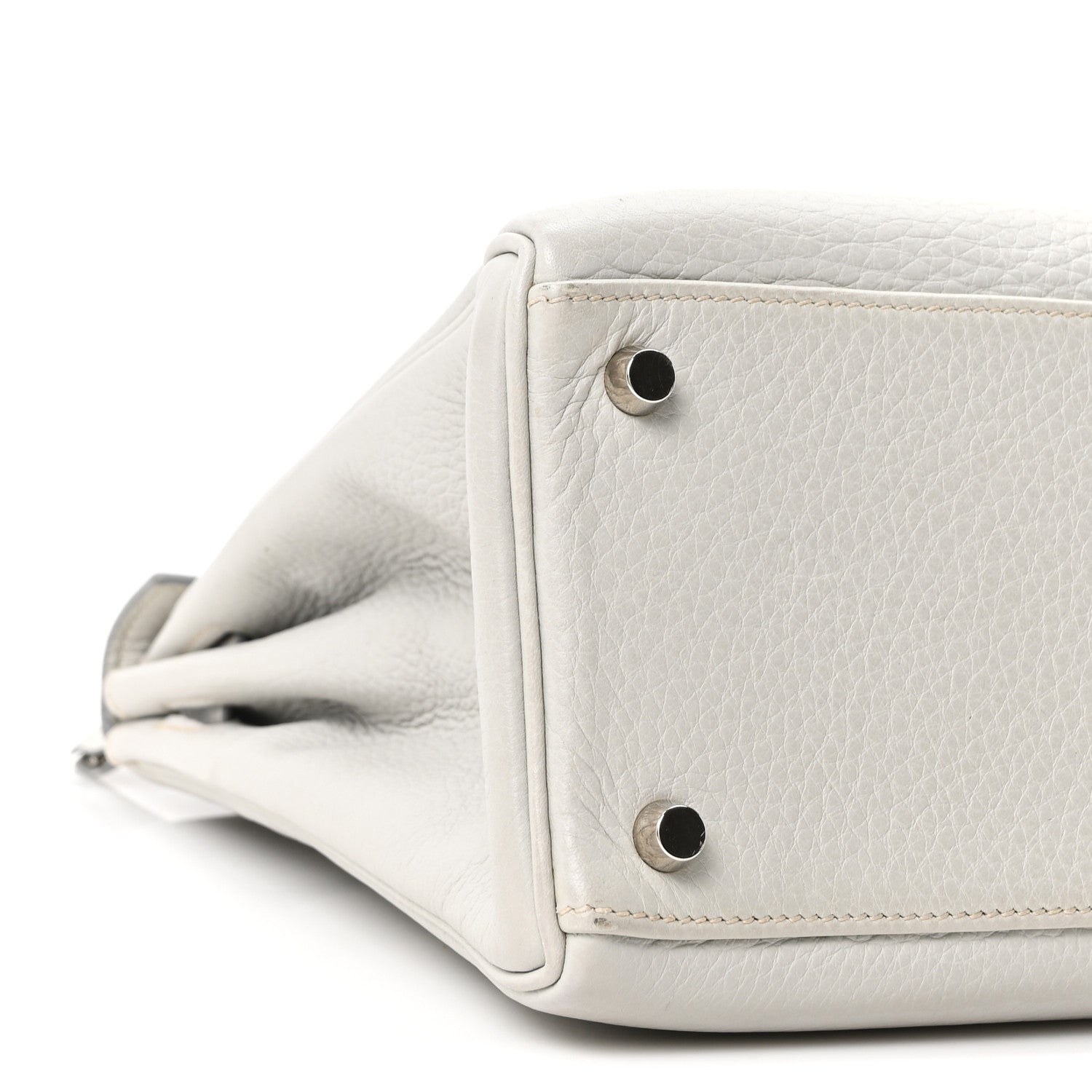 Hermes Taurillon Clemence Kelly Retourne 32 Gris Perle 9 of 11