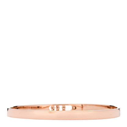 Messika 18K Rose Gold Diamond PM Move Noa Pave Bangle Bracelet L 3 of 6