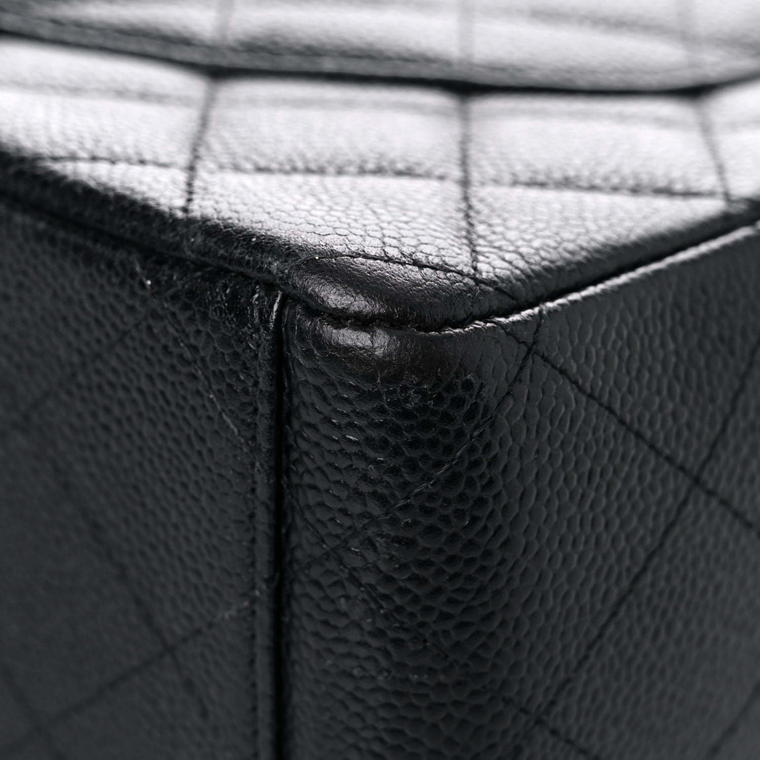 Chanel Caviar Quilted Maxi Double Flap Black 12 of 13