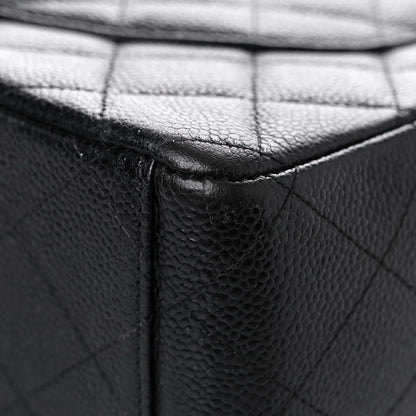 Chanel Caviar Quilted Maxi Double Flap Black 12 of 13