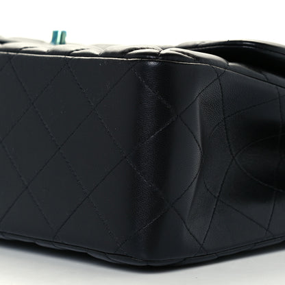 Chanel Lambskin Quilted Jumbo Double Flap Black 10 of 11