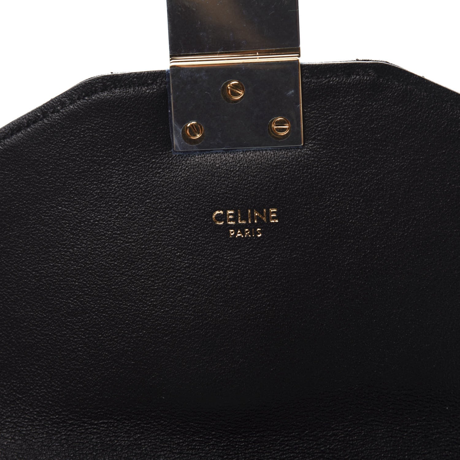 Celine Calfskin Quilted Medium C Bag Black 8 of 9