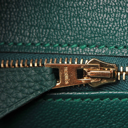 Hermes Togo Birkin 25 Malachite 15 of 35