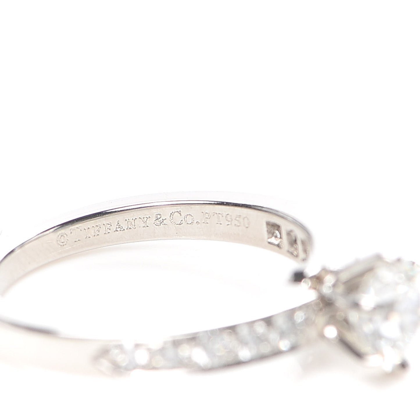 Platinum Diamond .80ct Engagement Ring 52 6