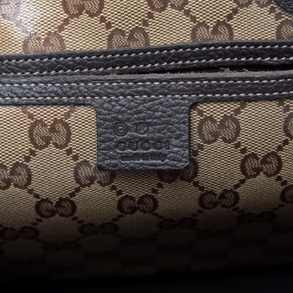 Gucci Crystal Monogram Joy Tote Dark Brown 6 of 13