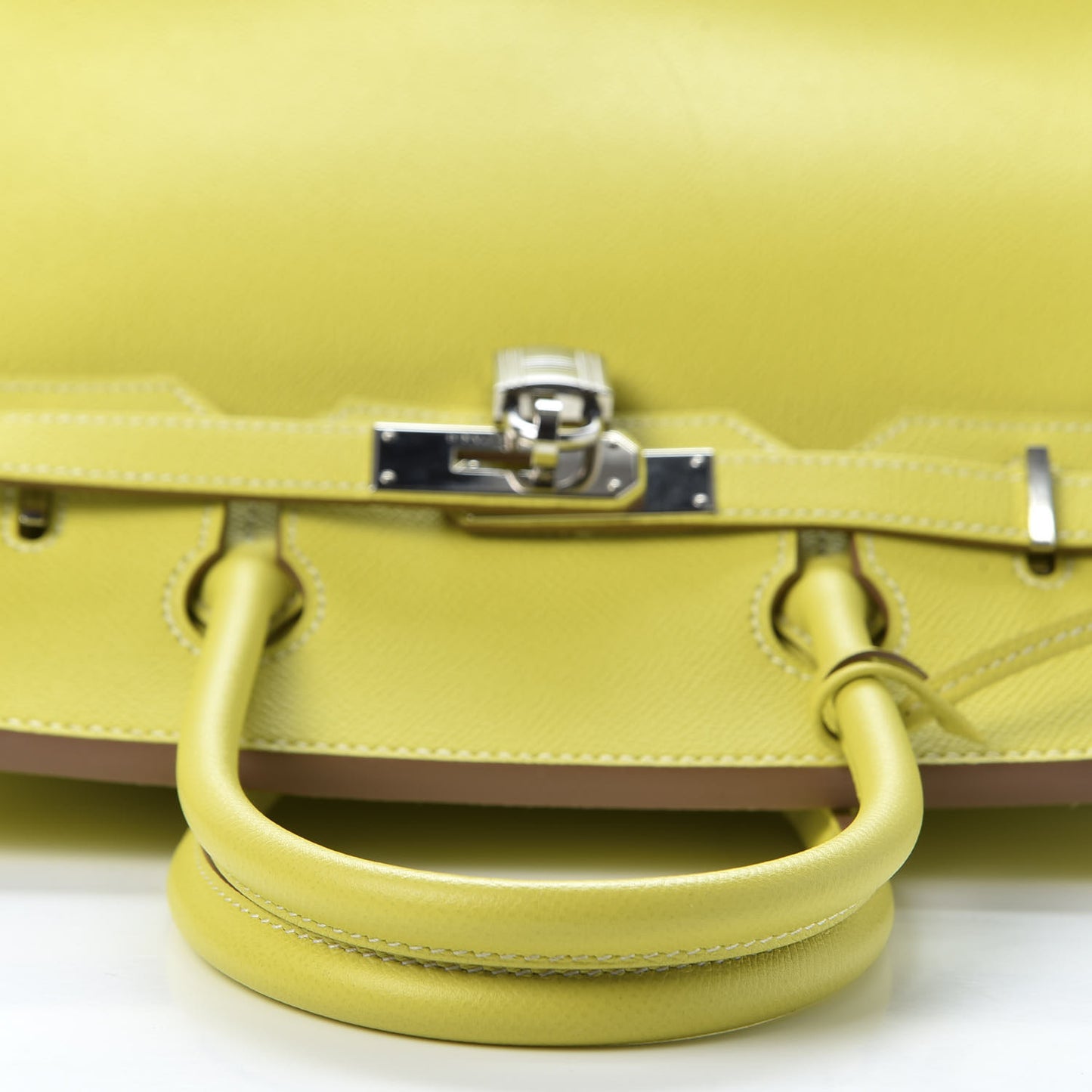 Epsom Candy Birkin 30 Lime Gris Perle