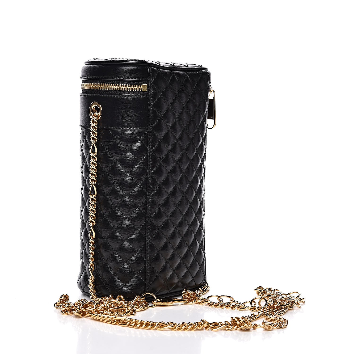 Gucci Calfskin Trapuntata Zumi Belt Bag Black 3 of 10