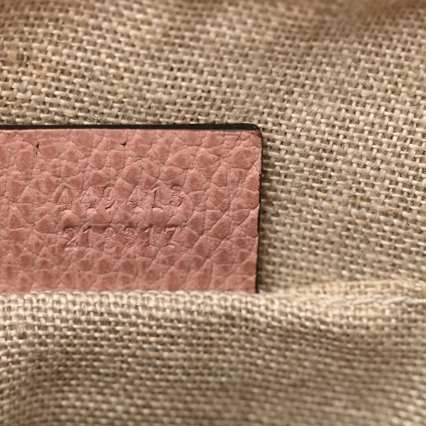 Monogram Mini Bree Messenger Bag Beige Soft Pink