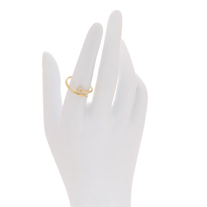 Cartier 18K Yellow Gold Diamond Small Juste Un Clou Ring 56 7.5 2 of 6
