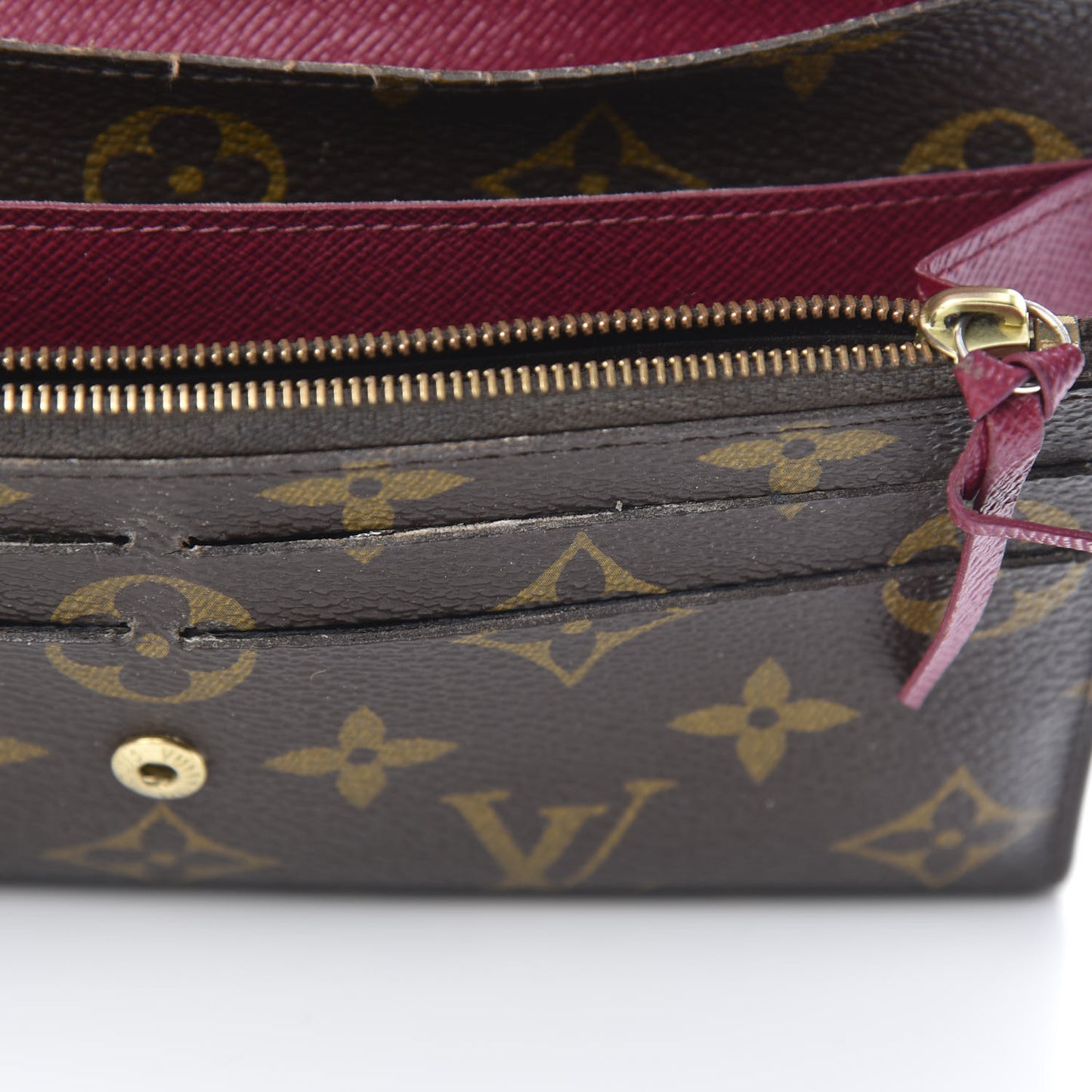 Monogram Emilie Wallet Fuchsia