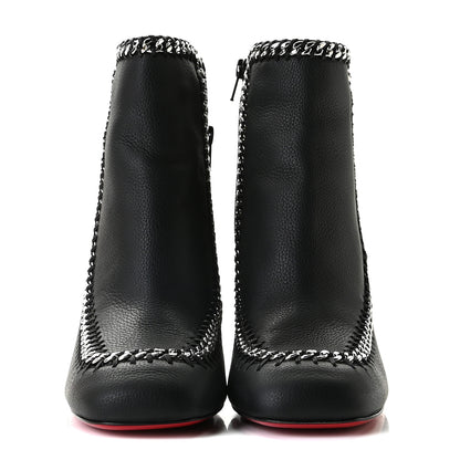 Christian Louboutin Calf Morphee Catenabontina 85 Booties 39.5 Black 3 of 9