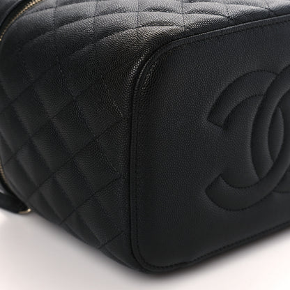 Chanel Caviar Quilted Large Vanity Pouch Black 9 of 12