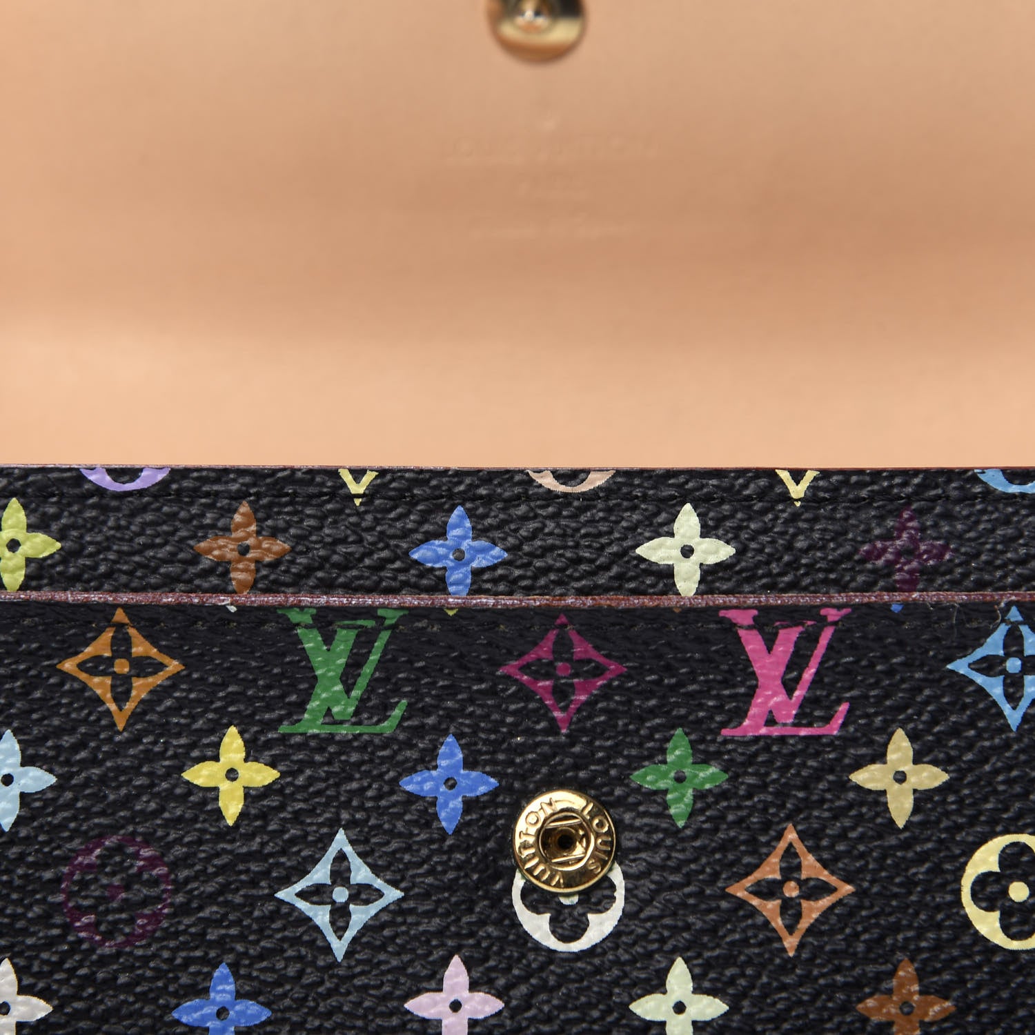 Louis Vuitton Monogram Multicolor Alexandra Wallet Black 11 of 11