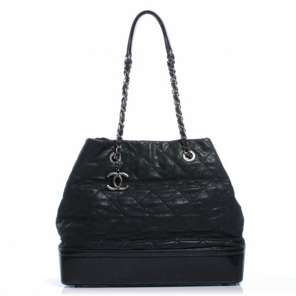 Chanel Iridescent Calfskin VIP Shopping Tote Black 1 of 9