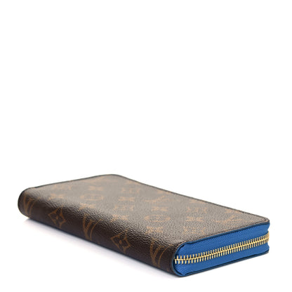 Louis Vuitton Monogram Zippy Wallet Blue Jean 5 of 9