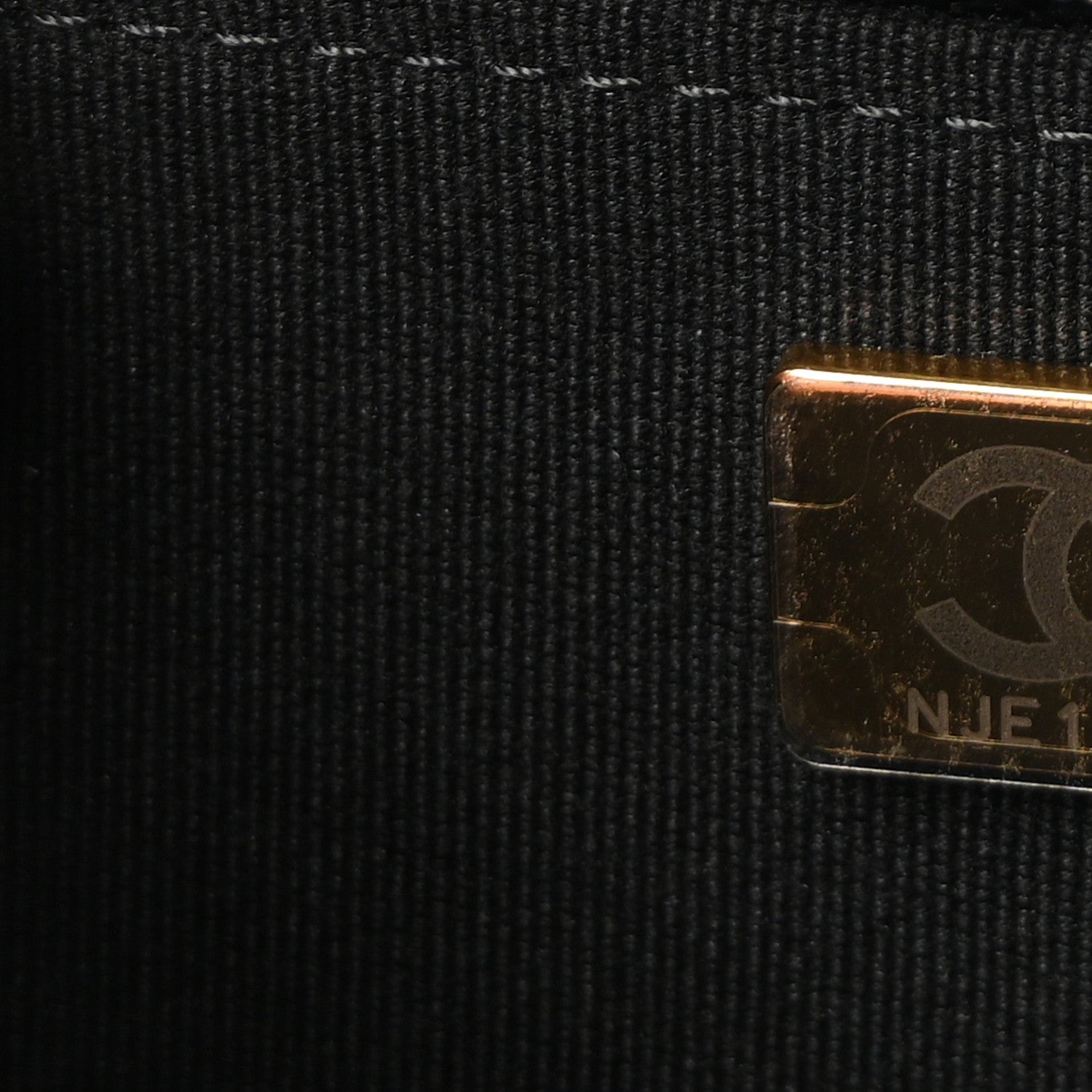 Chanel Caviar Quilted Pocket Twins Clutch With Chain Black 8 of 11