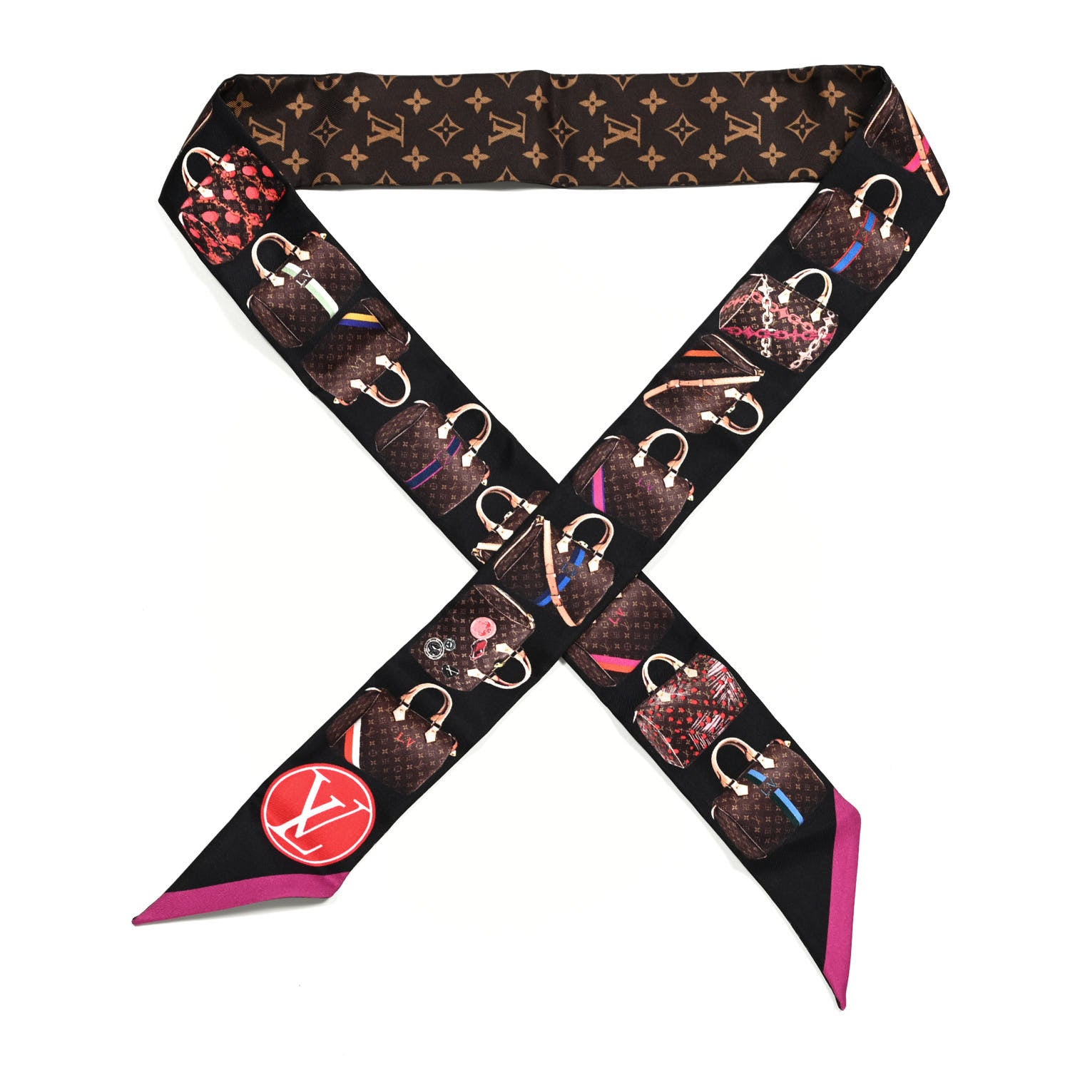 Louis Vuitton Silk Monogram Tribute to Speedy BB Bandeau 1 of 4