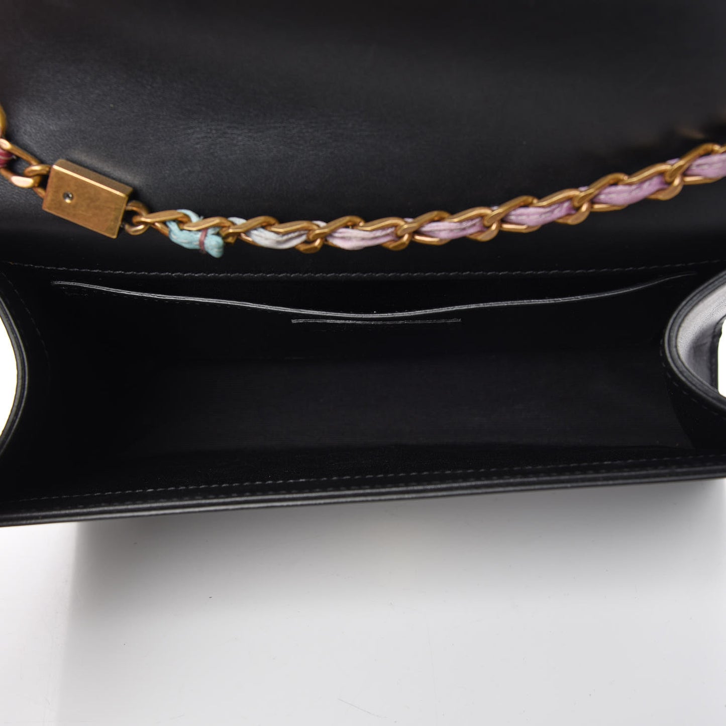Calfskin Medium Monogram Kate Satchel Black Multicolor