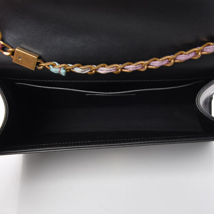 Saint Laurent Calfskin Medium Monogram Kate Satchel Black Multicolor 7 of 10
