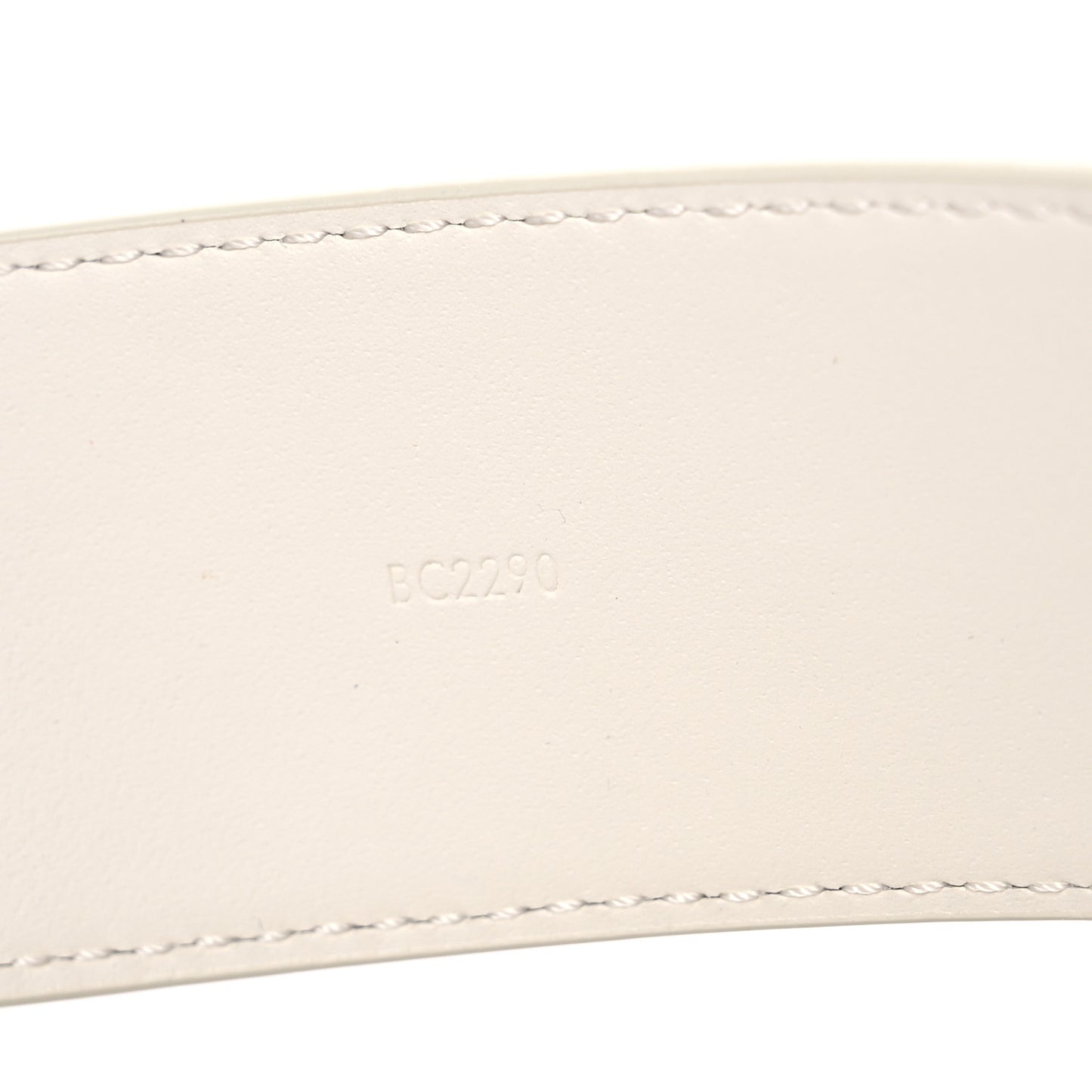 PVC Monogram 40mm LV Initiales Reversible Belt 90 36 Iridescent Prism
