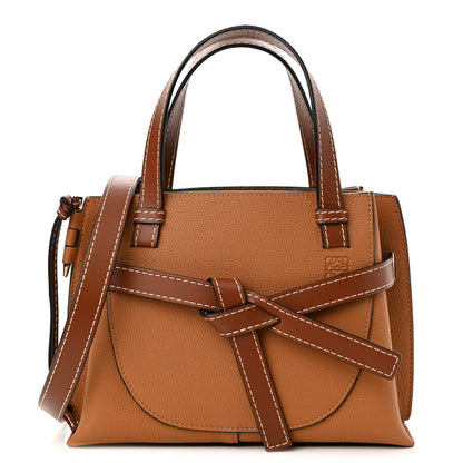 Loewe Calfskin Mini Gate Tote Caramel 1 of 9
