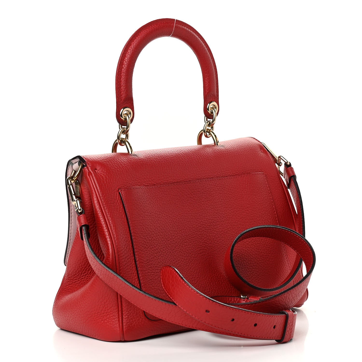 Christian Dior Bullcalf Small Be Dior Flap Red 3 of 20