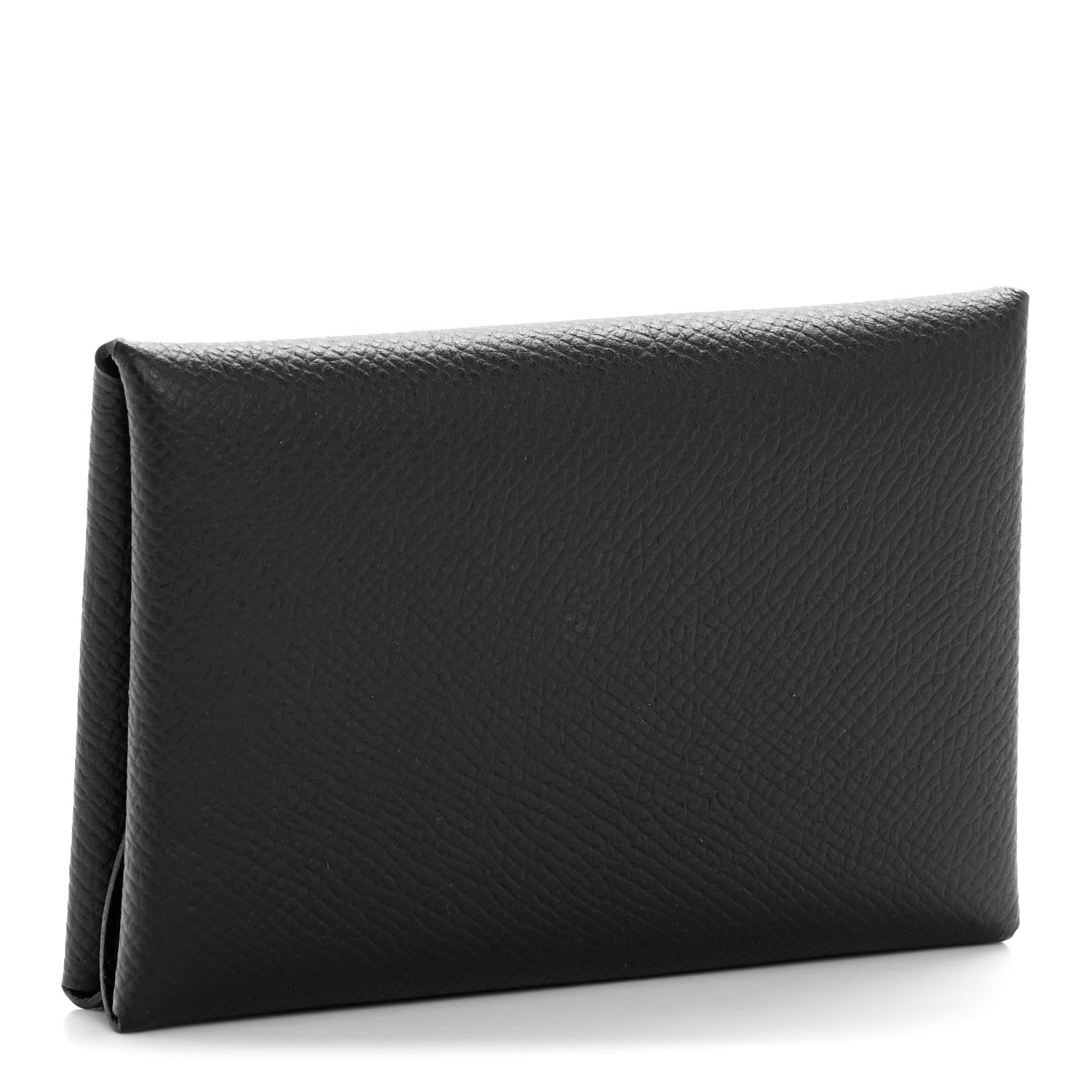 Hermes Epsom Calvi Duo Card Case Black 6 of 16
