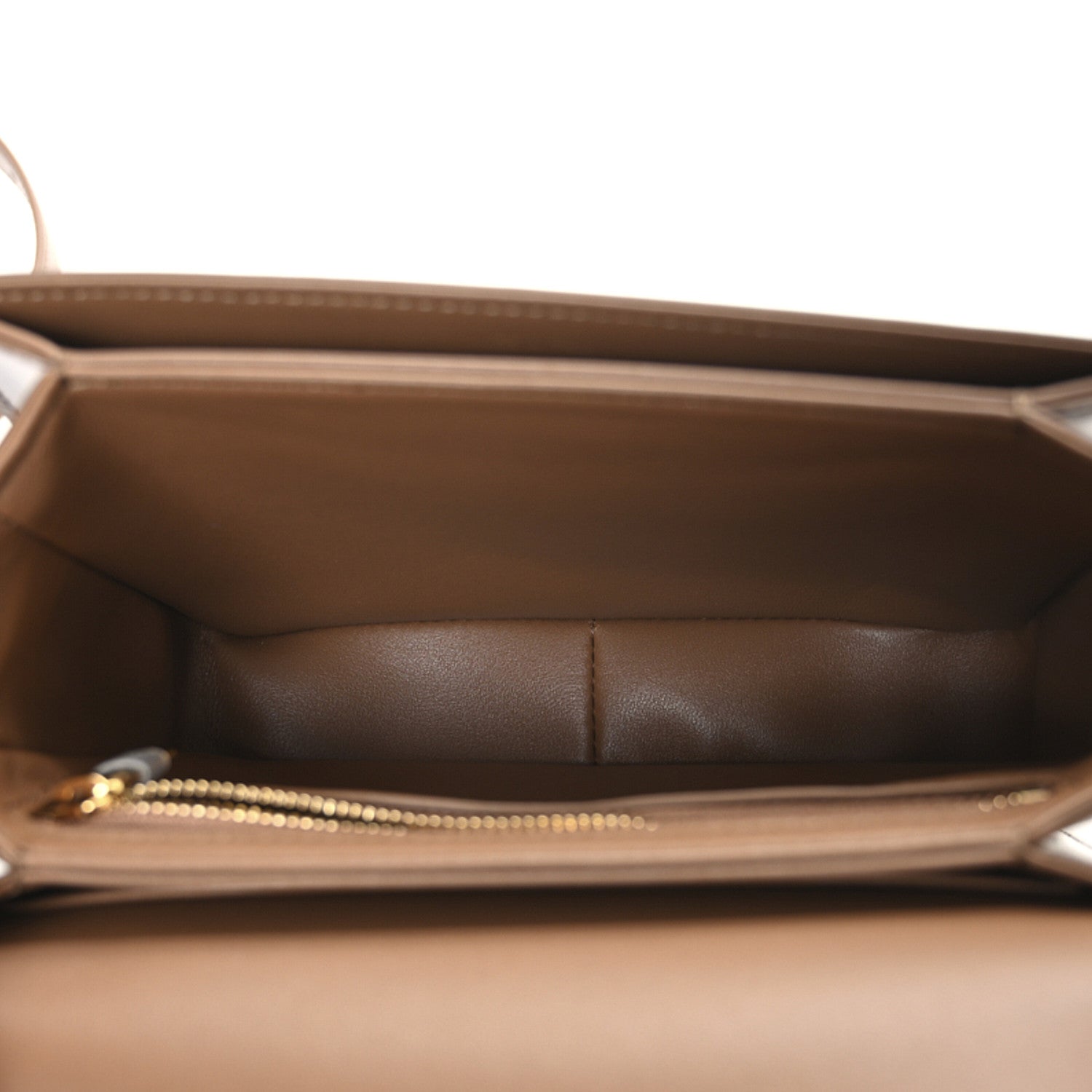 Celine Shiny Calfskin Teen Triomphe Bronze 5 of 11