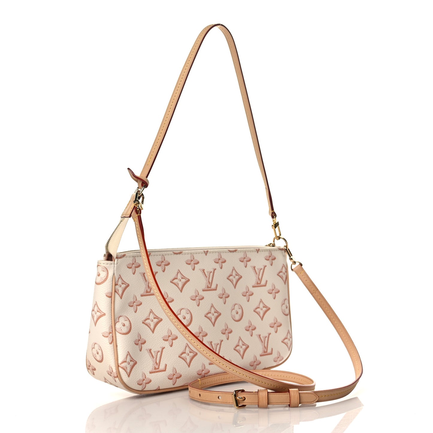 Monogram Fall For You Maxi Multi Pochette Accessories Beige Clair