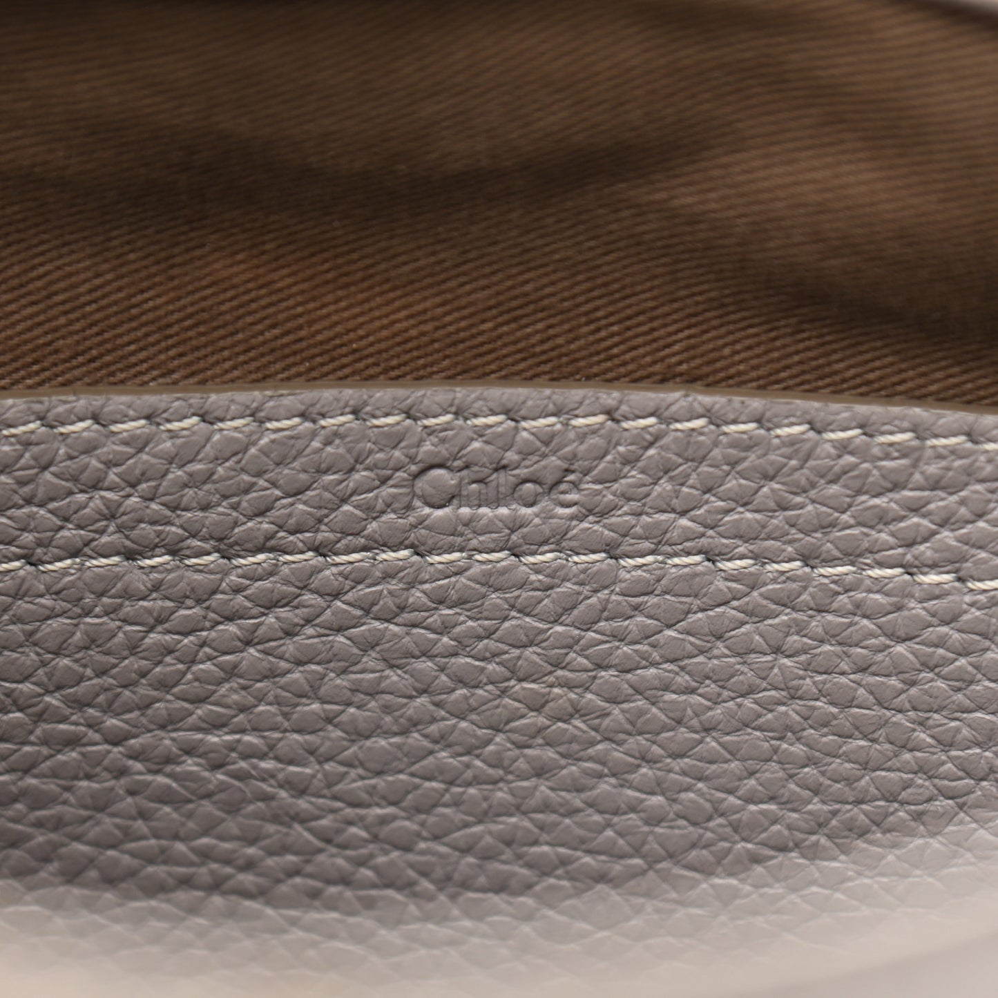Calfskin Medium Marcie Round Crossbody Bag Cashmere Grey