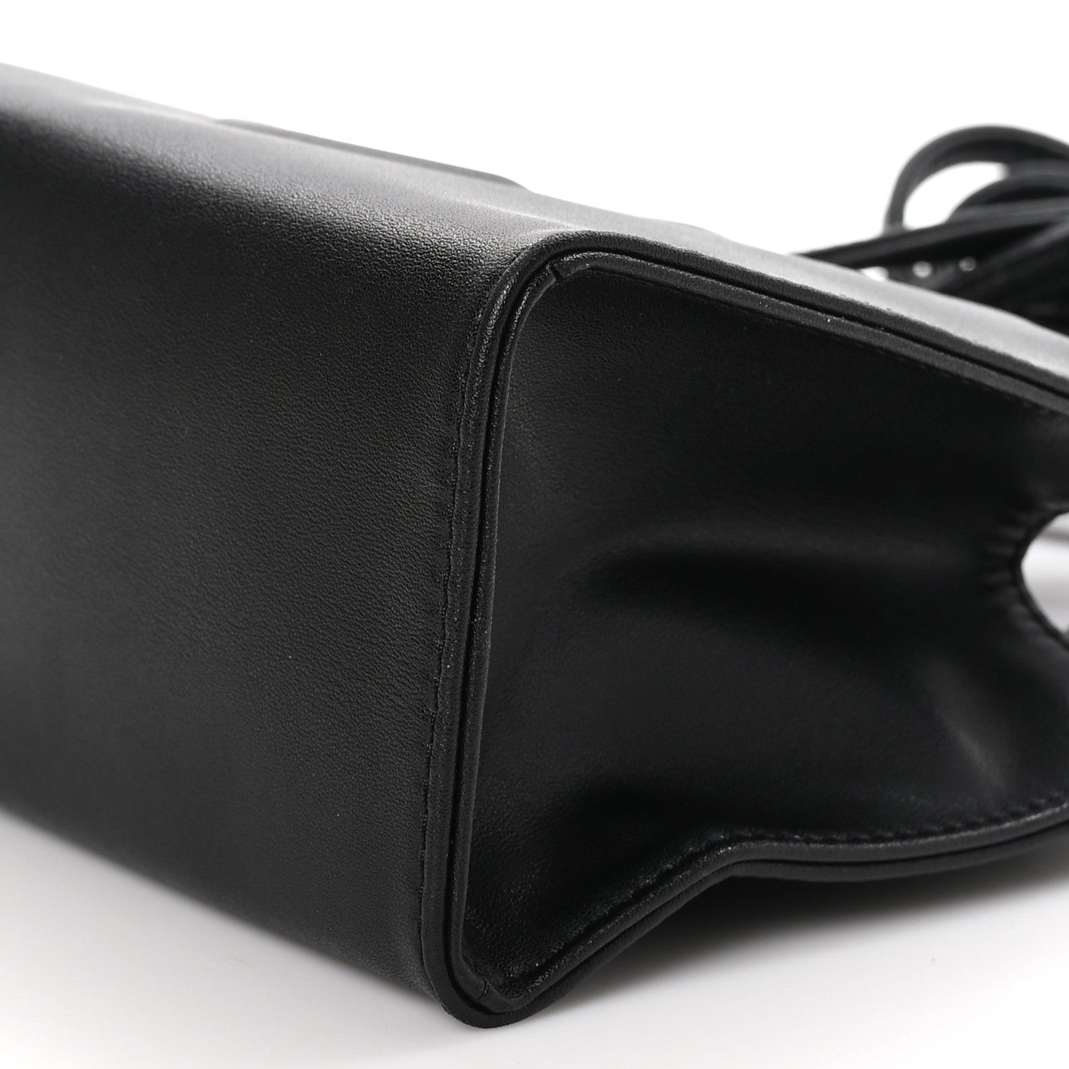 Telfar Vegan Leather Small Shopping Bag Black 8 of 9