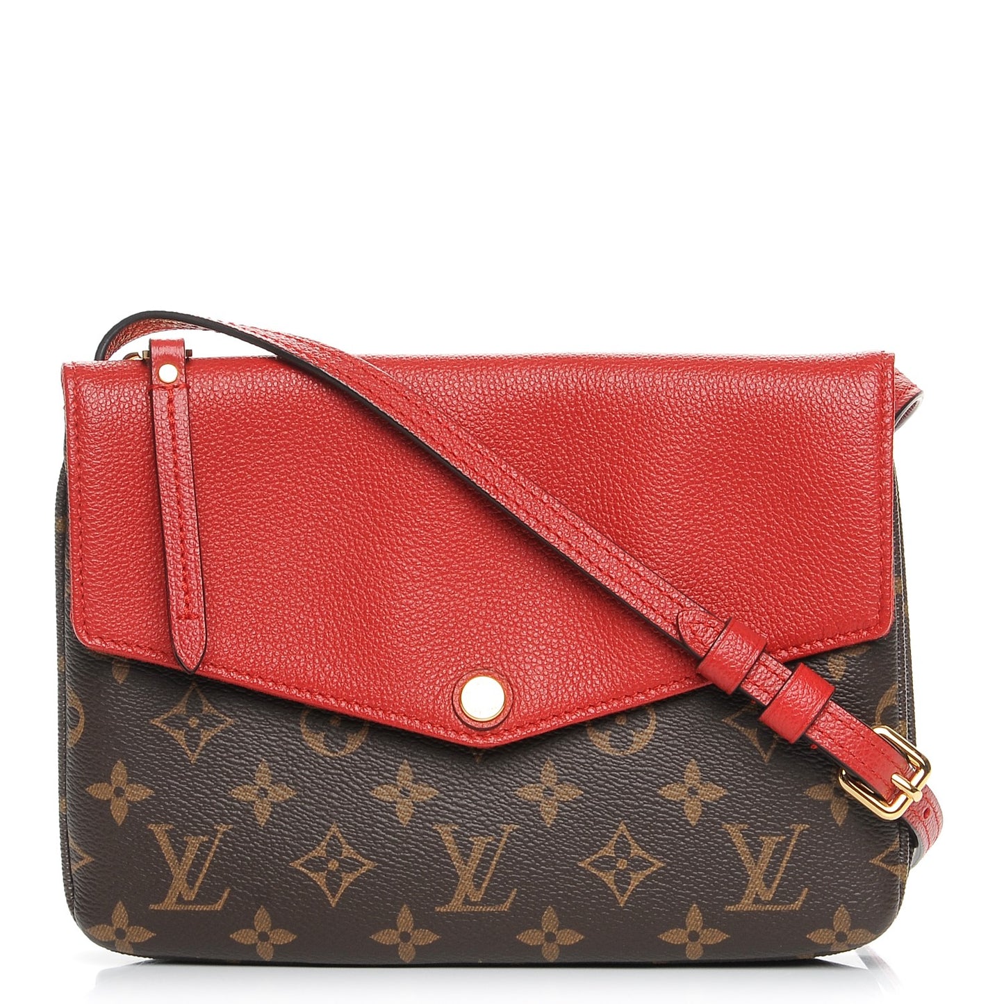 Monogram Twice Pochette Cherry