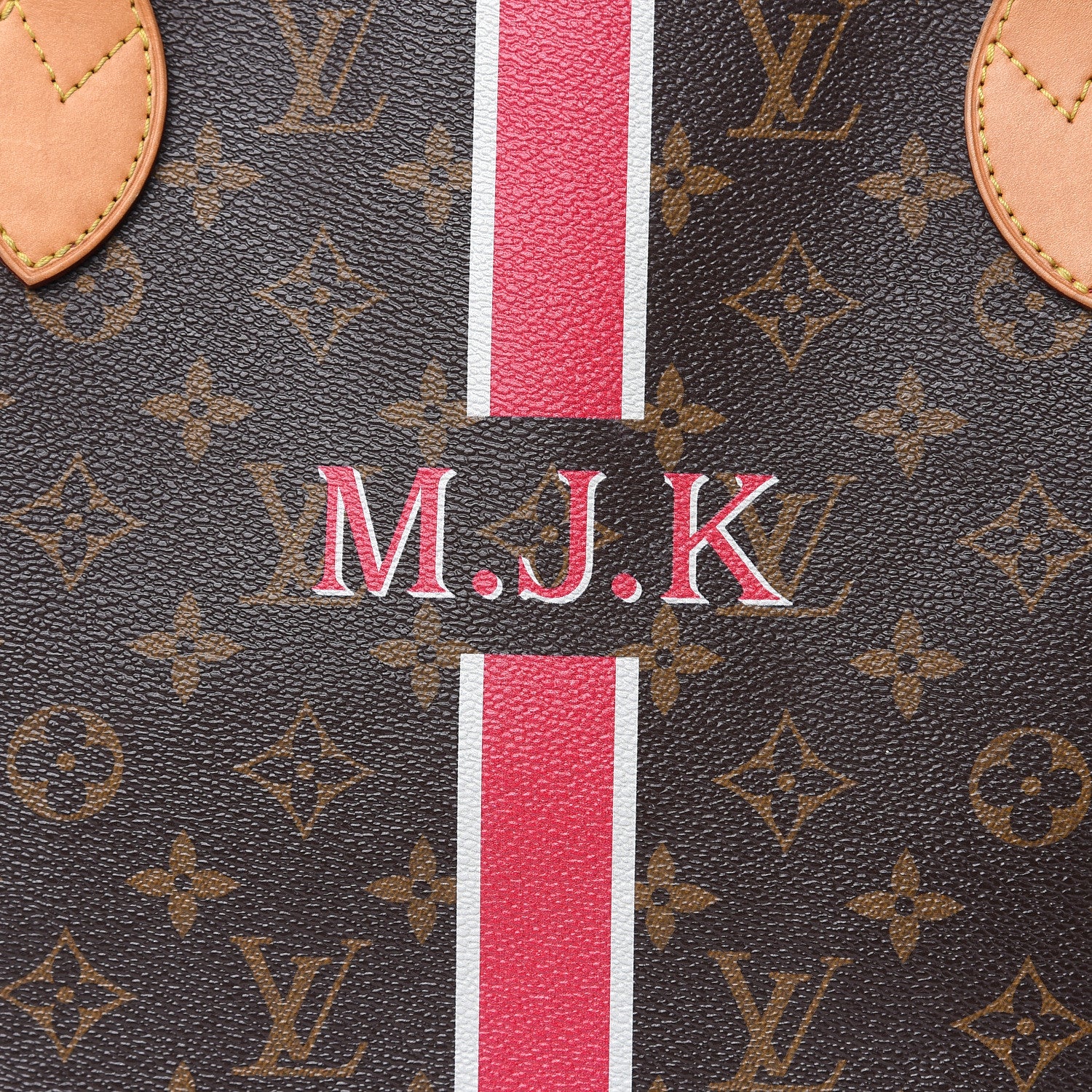 Louis Vuitton Monogram My LV Heritage Neverfull MM Fuchsia White 17 of 18