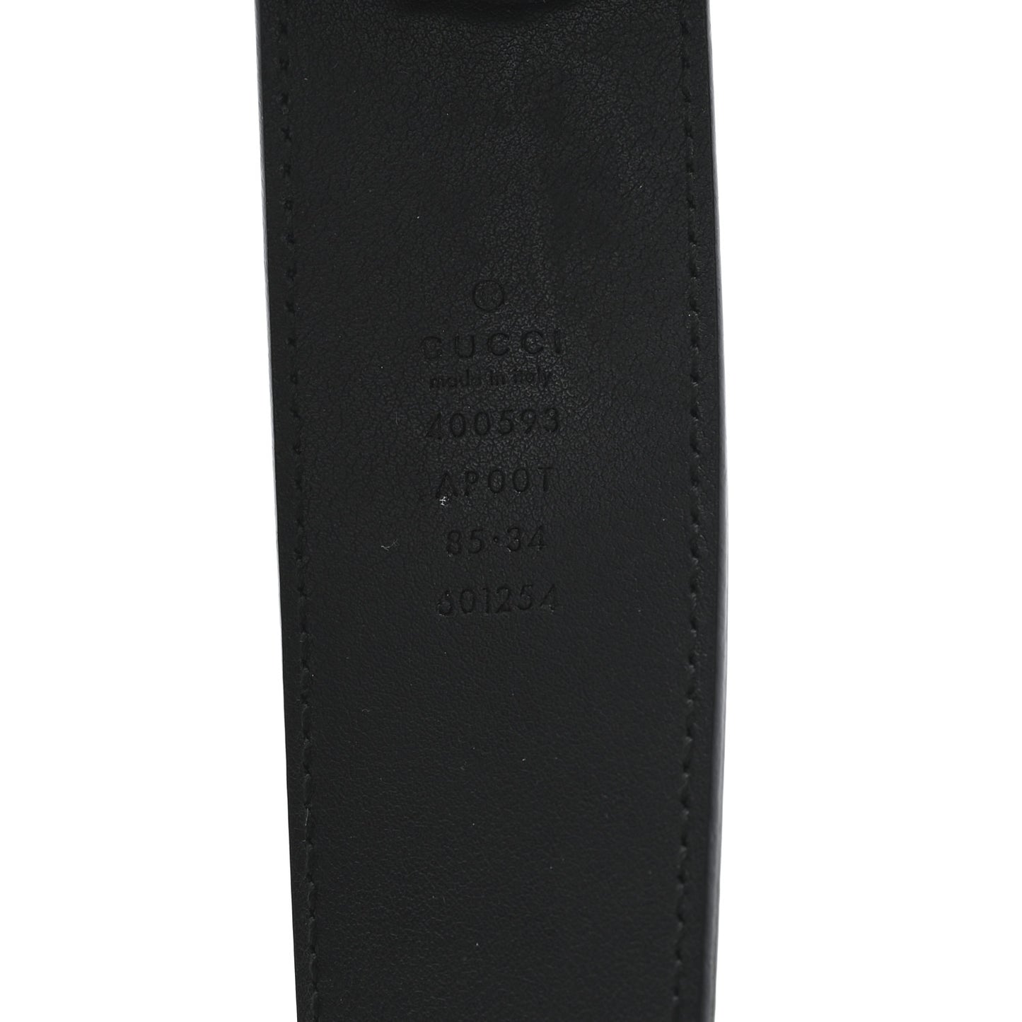 Calfskin Double G 40mm Belt 85 34 Black