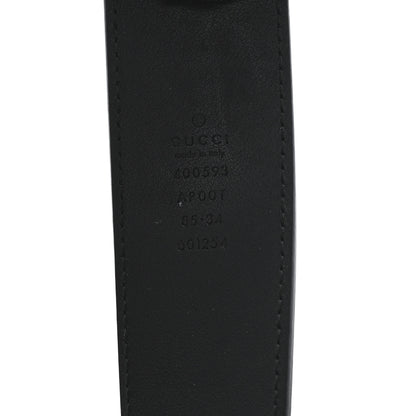 Gucci Calfskin Double G 40mm Belt 85 34 Black 3 of 4