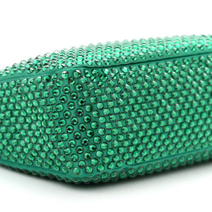 Prada Satin Crystal Mini Re-Edition 2000 Bag Mango 9 of 10