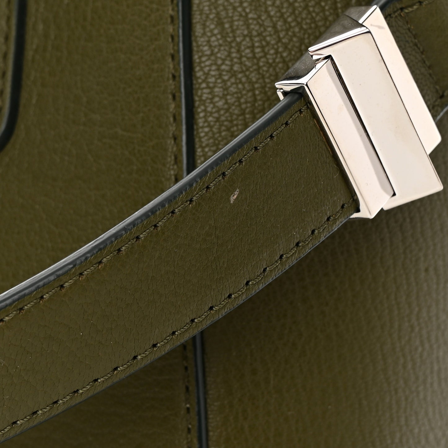 Sugar Goatskin Small Antigona Khaki