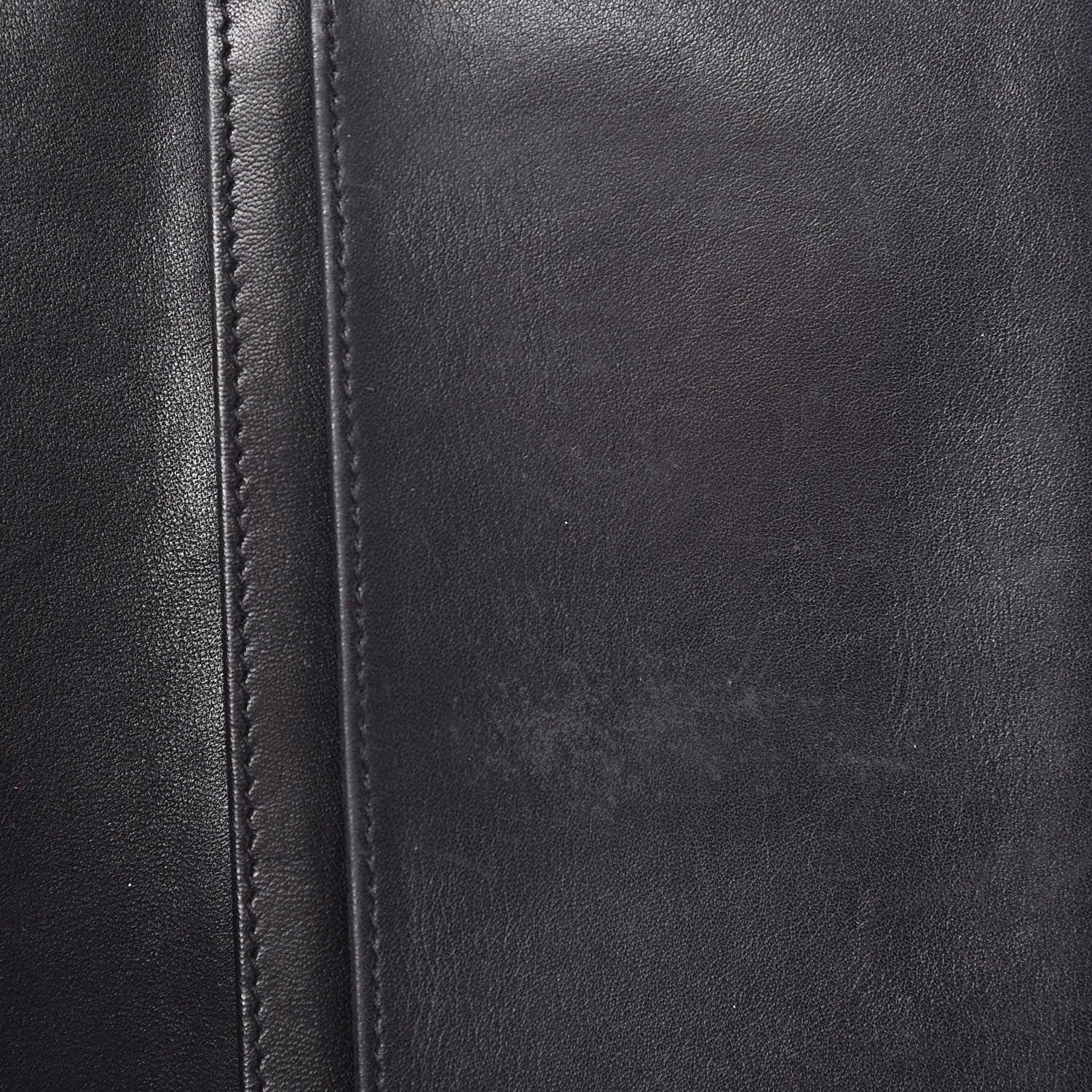 Chanel Lambskin Embossed Logo Yen Wallet Black 6 of 15