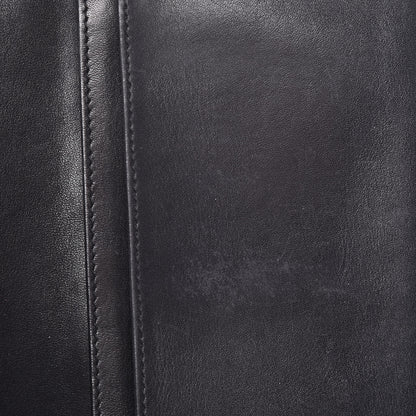 Chanel Lambskin Embossed Logo Yen Wallet Black 6 of 15
