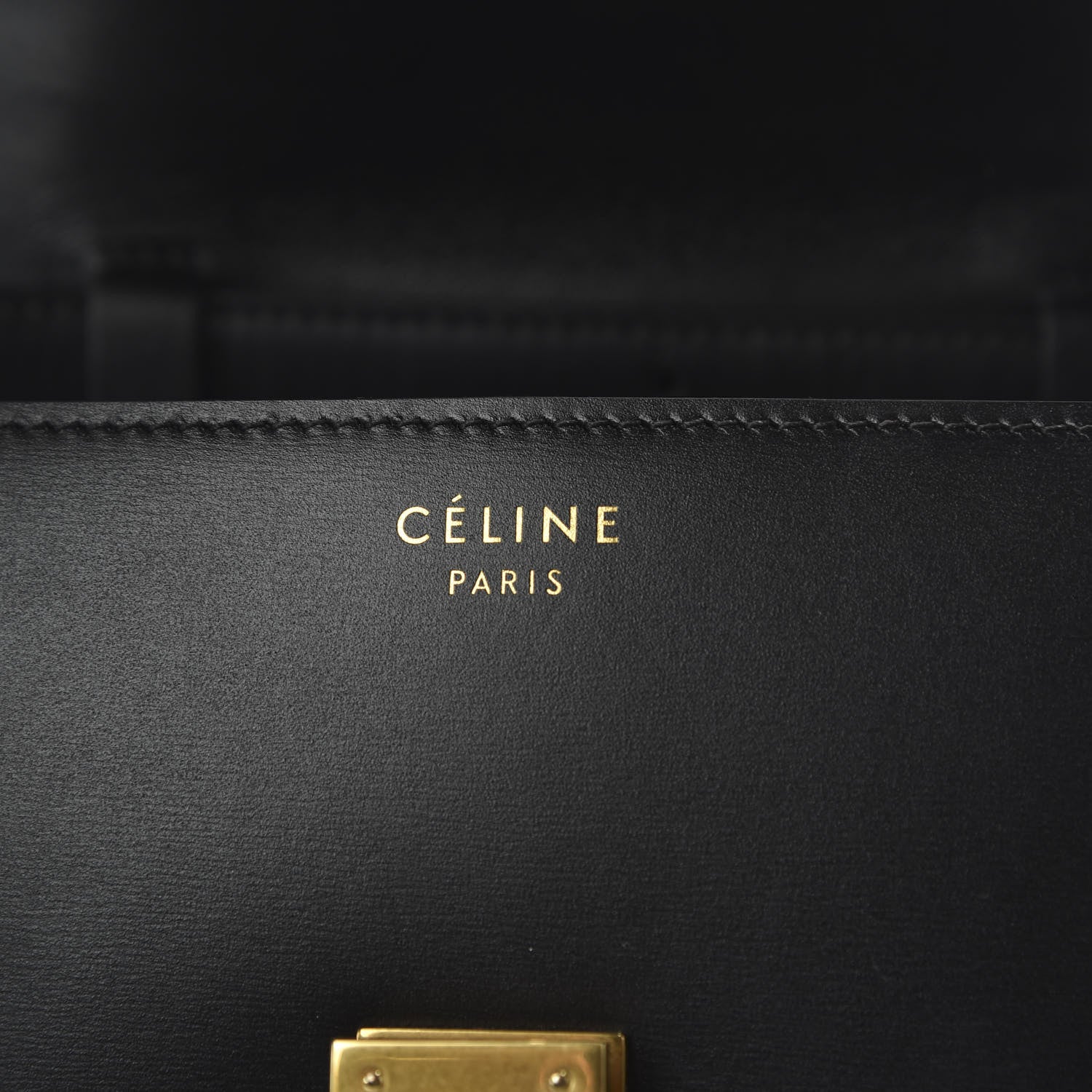 Celine Box Calfskin Small Classic Box Flap Bag Black 10 of 10