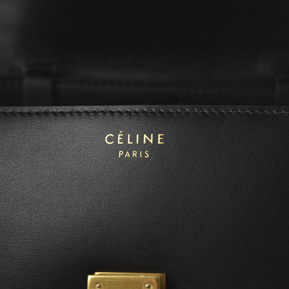 Celine Box Calfskin Small Classic Box Flap Bag Black 10 of 10