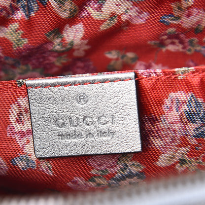 Gucci Laminated Nappa Web Trapuntata Small GG Shoulder Bag Argento 8 of 10