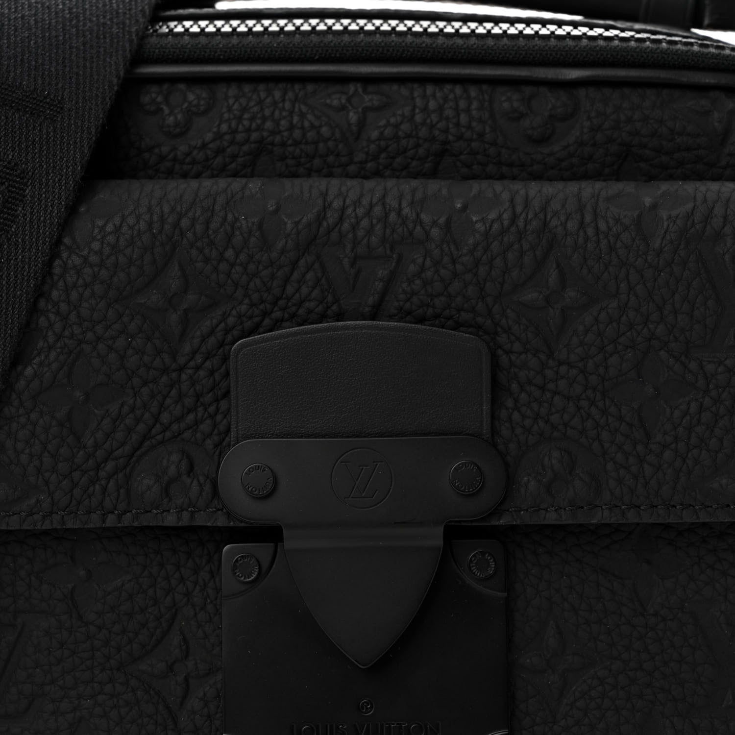 Louis Vuitton Taurillon Monogram S Lock Messenger Black 8 of 10
