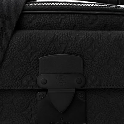 Louis Vuitton Taurillon Monogram S Lock Messenger Black 8 of 10